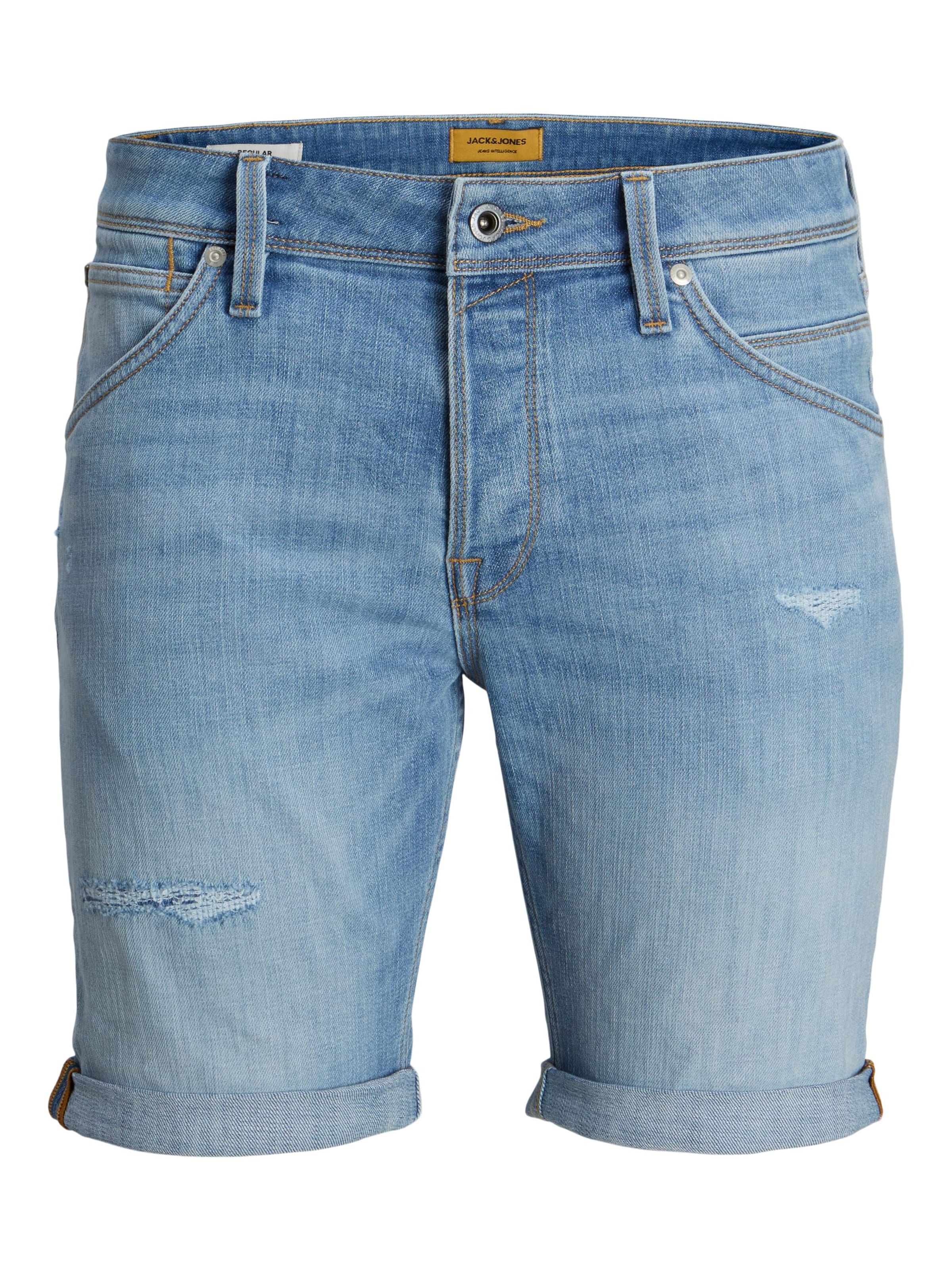 JACK & JONES Regularen Kavbojke 'RICK FOX' | modra barva: sprednja stran