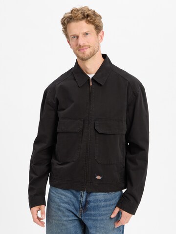 DICKIES Between-seasons parka in Black: front
