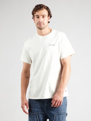 balta LEVI'S ® Marškinėliai 'Relaxed Fit Tee'