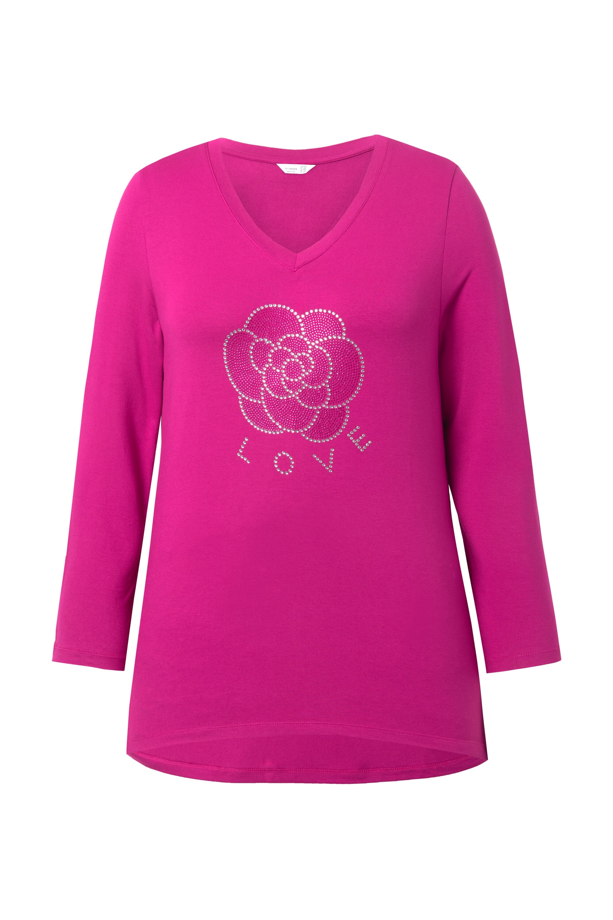 MIAMODA Shirt in Roze: voorkant