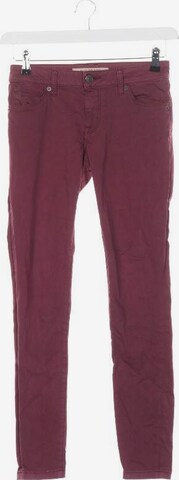 BURBERRY Pants in XS in Red: front