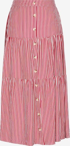 Jupe Usha en rouge : devant