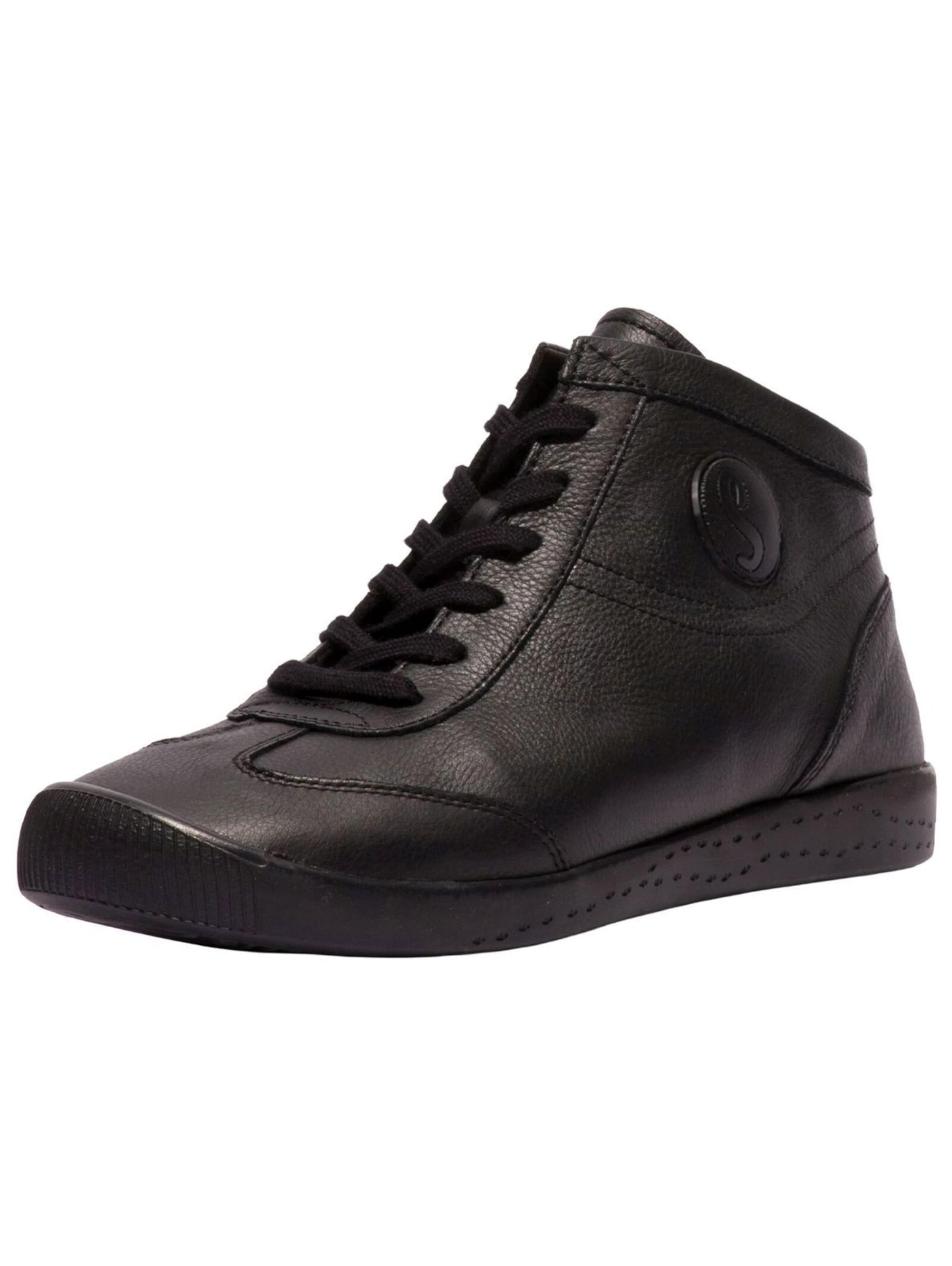 Softinos High-top trainers in Black: front