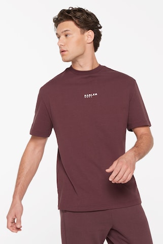 Harlem Soul T-Shirt 'JO-HN' in Rot: Vorderseite