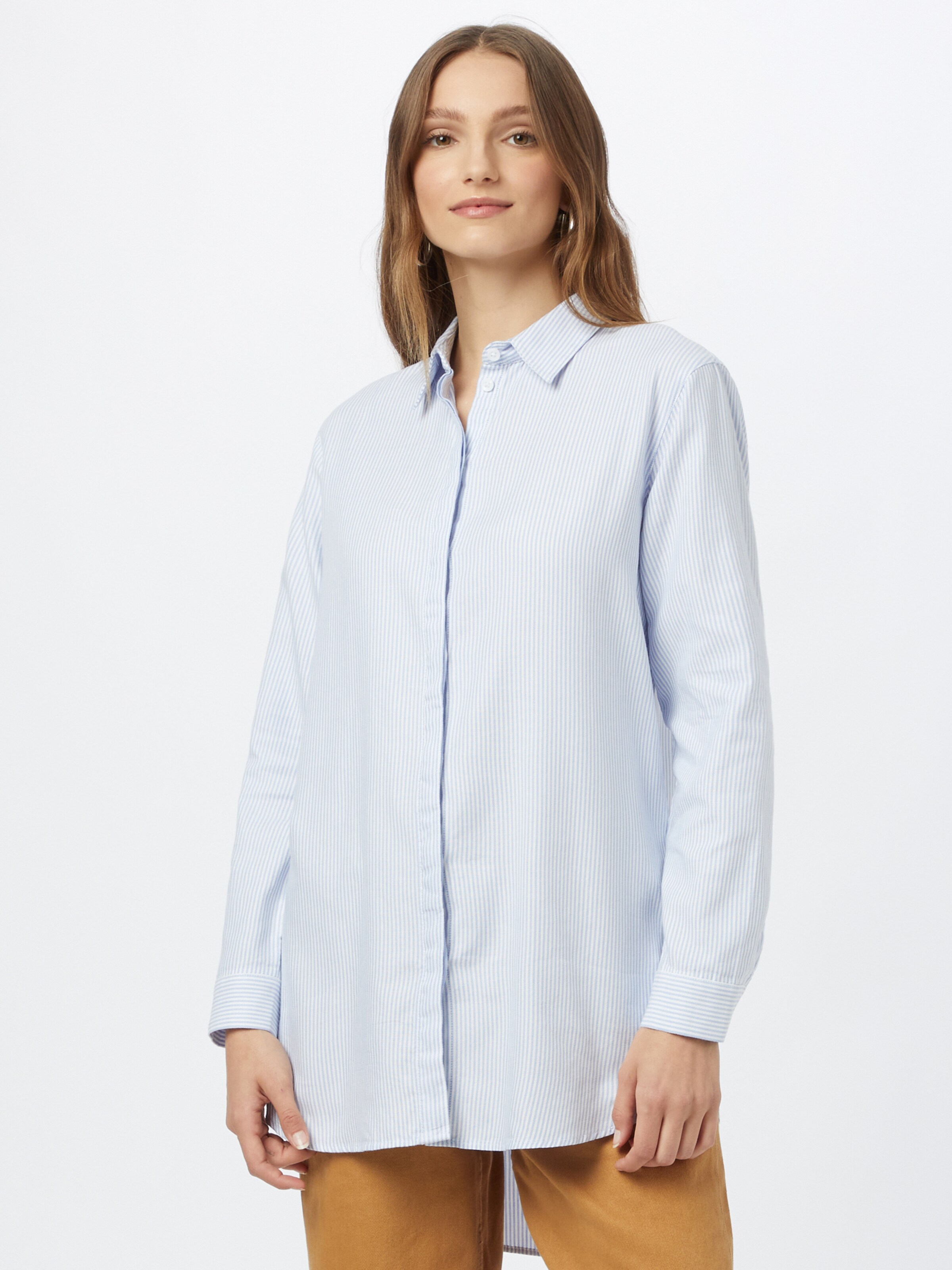 Taglie comode Abbigliamento ESPRIT Camicia da donna in Blu Chiaro 