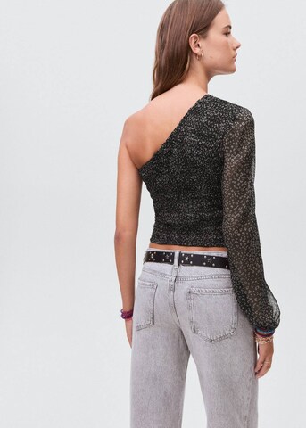 MANGO TEEN Top 'Wildt' in Black