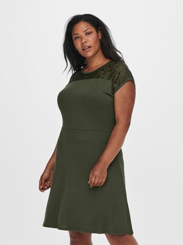 ONLY Carmakoma Dress 'FLAKE' in Green