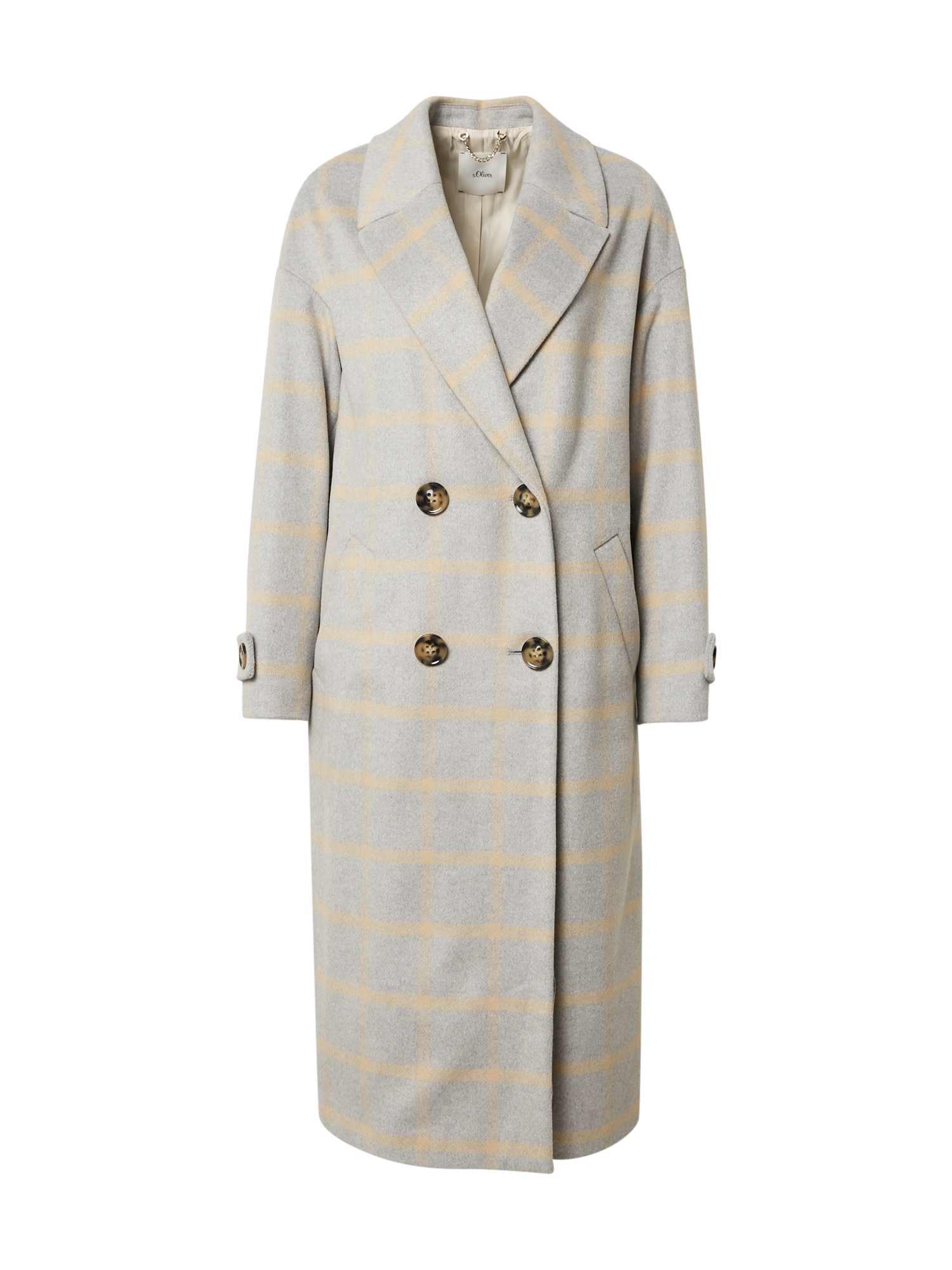 Odzież Kobiety s.Oliver BLACK LABEL Płaszcz przejściowy w kolorze Jasnoszarym 