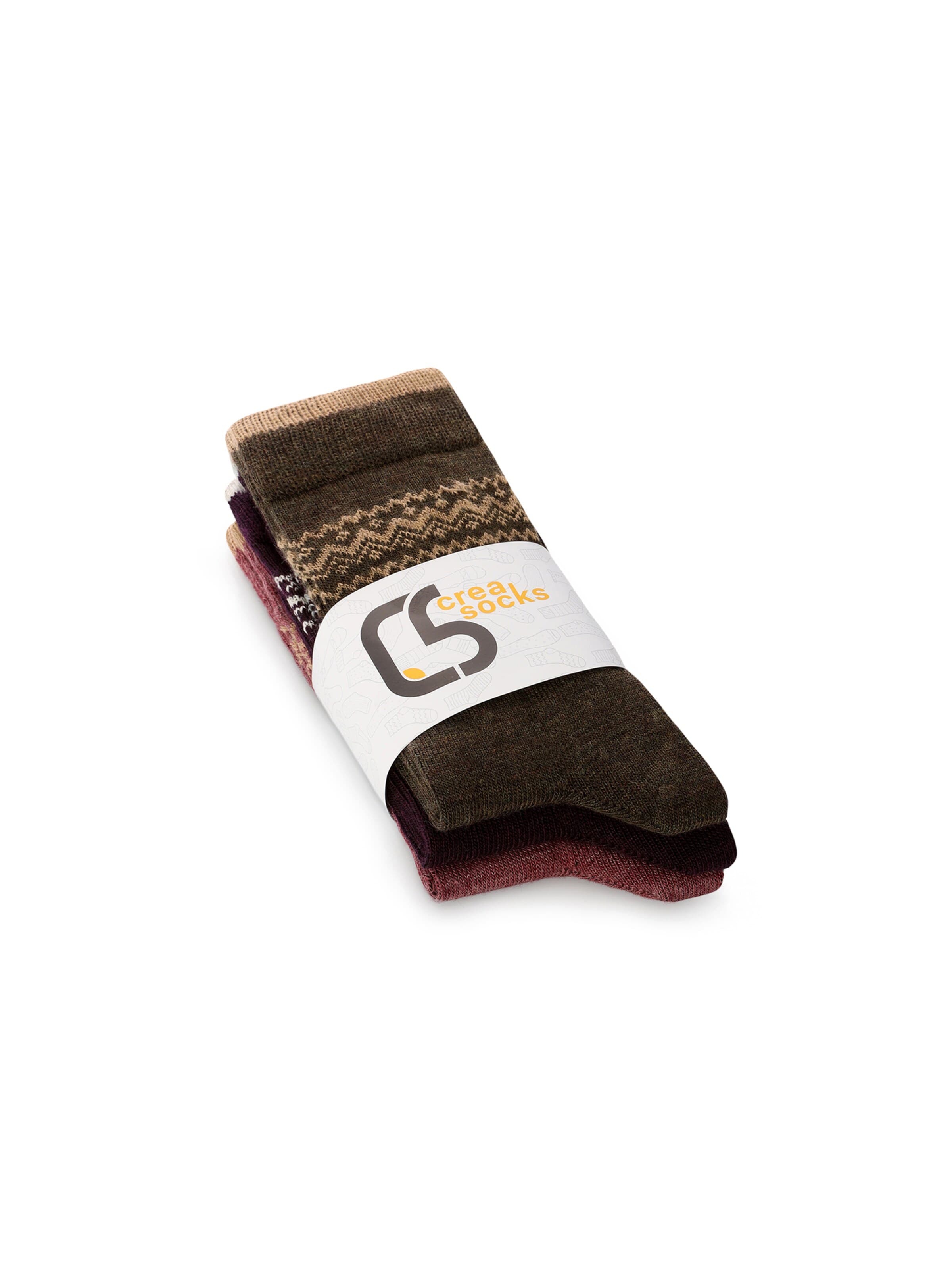 Crea Socks Sukat 'Outdoor Winter' värissä monivärinen