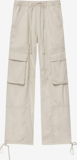 Pull&Bear Pantalon cargo en sable, Vue avec produit