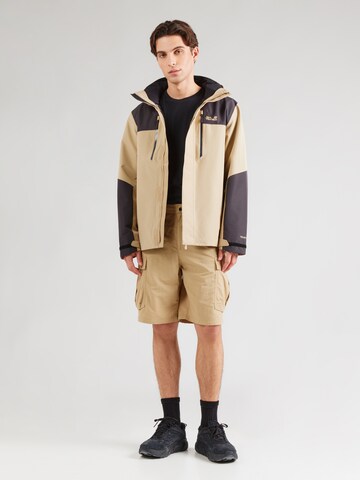 JACK WOLFSKIN Regular Outdoor панталон 'DUNELAND' в кафяво