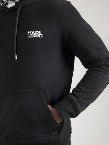 juoda Karl Lagerfeld Megztinis be užsegimo