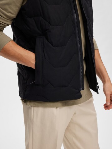 SELECTED HOMME Vest 'Katso' in Black