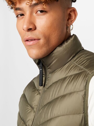 Gilet TOM TAILOR en vert