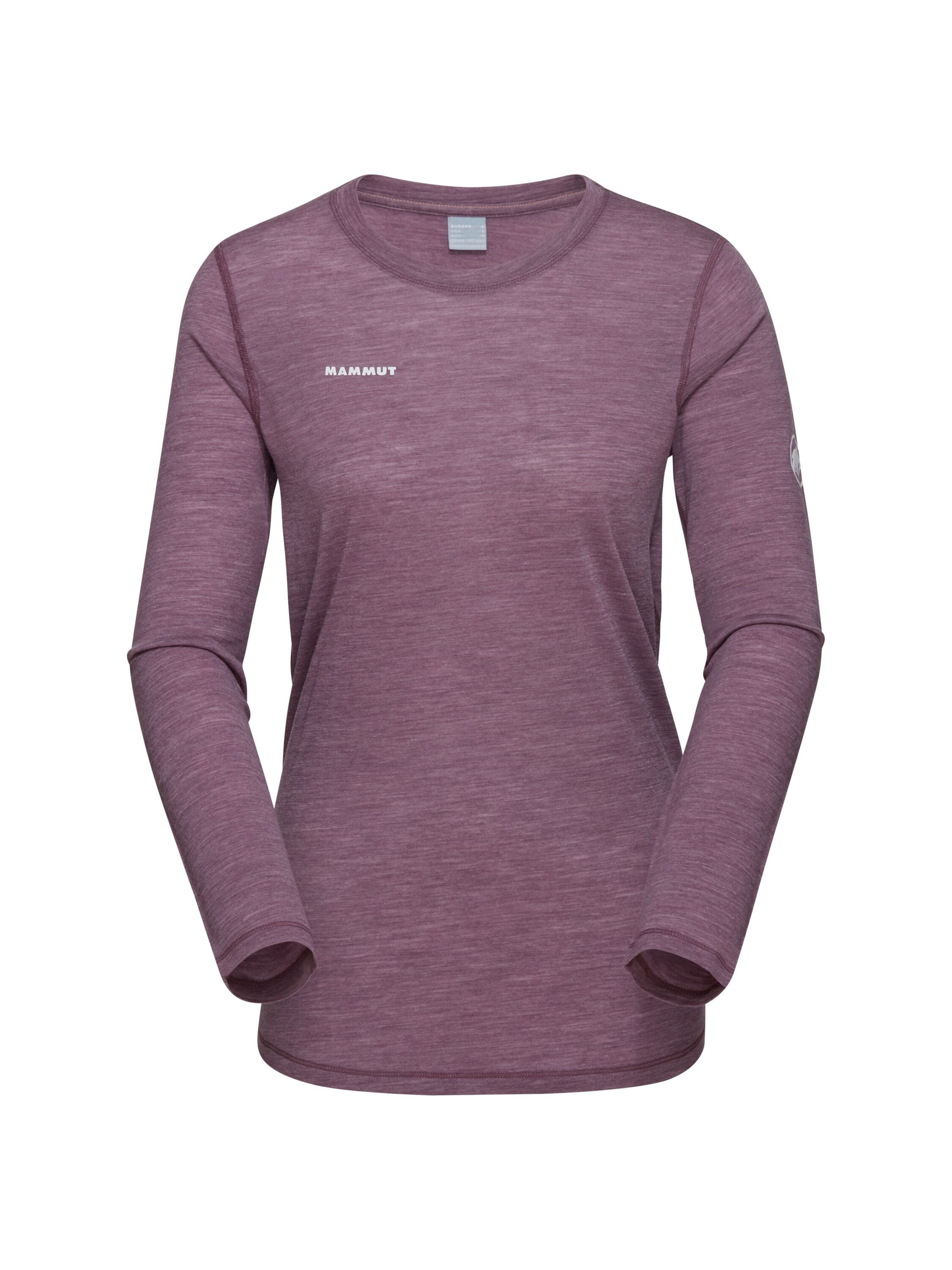 MAMMUT Funktionsshirt 'Tree Wool in Lila: Vorderseite
