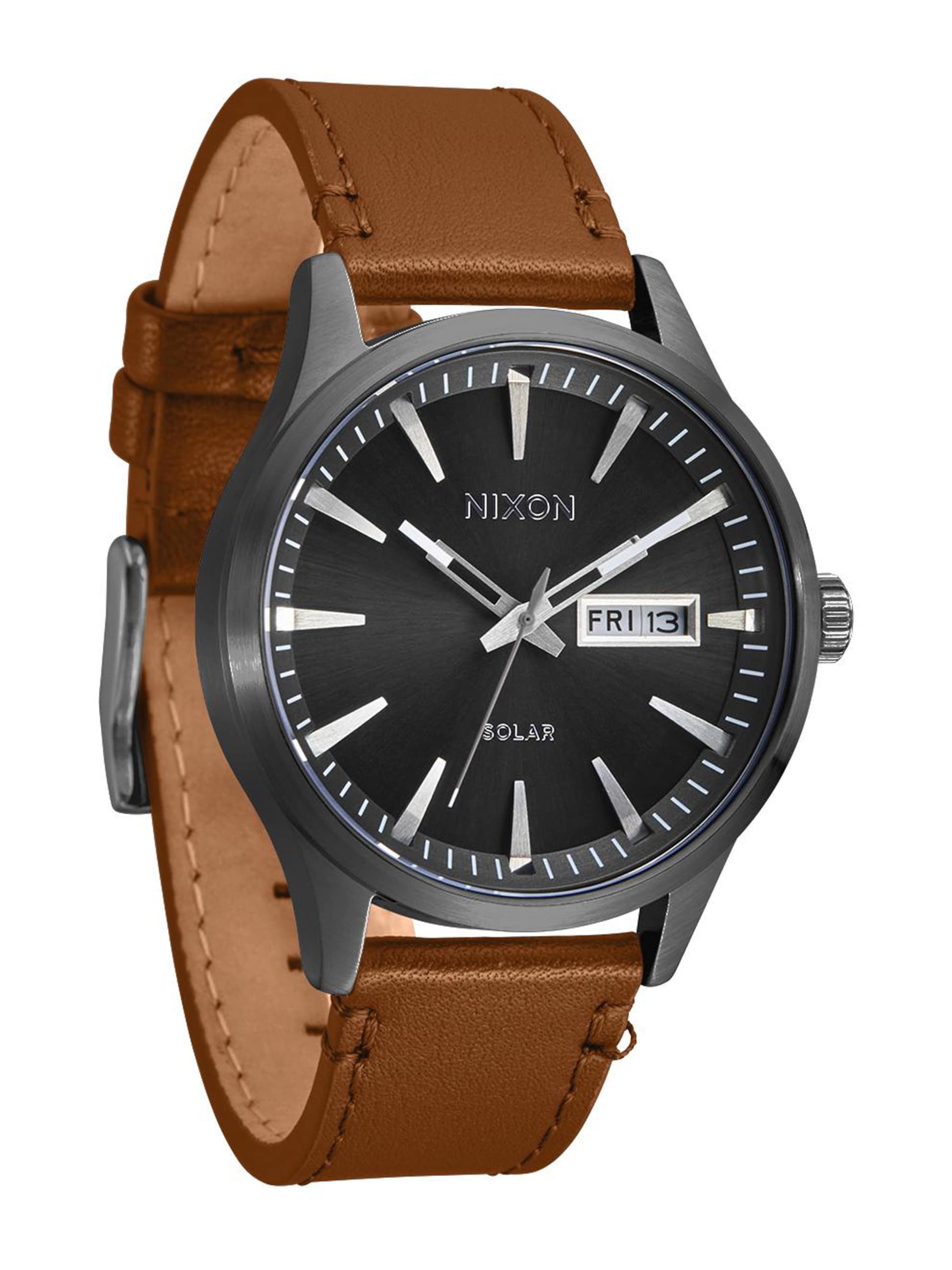 Nixon - Reloj analógico en marrón: frente