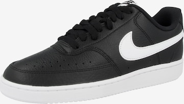 Nike Sportswear Sneakers 'Court Vison' in Black: front