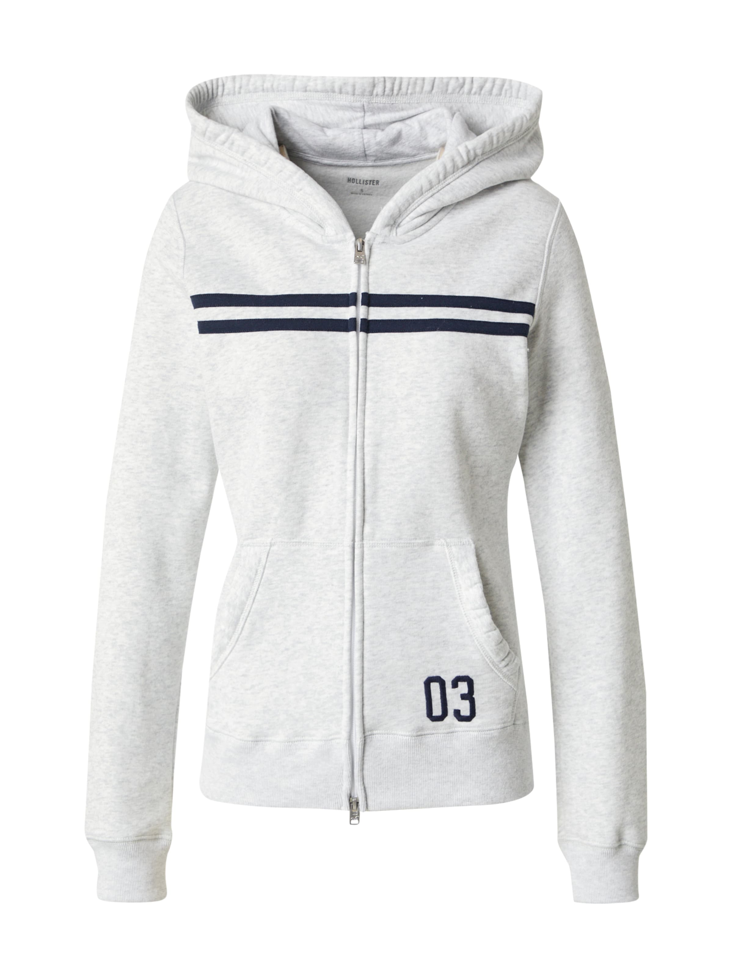 Giacca di felpa di HOLLISTER in grigio: frontale
