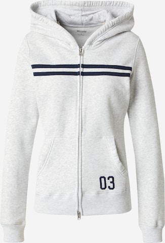 HOLLISTER Sweatvest in Grijs: voorkant