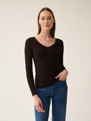 TATUUM Pullover 'TESSO' in Braun: Vorderseite