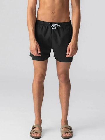 Shorts de bain ' Swimshorts ' TEESHOPPEN en noir