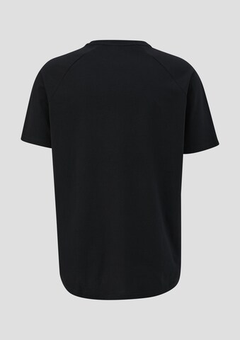 QS T-Shirt in Schwarz: zadná strana