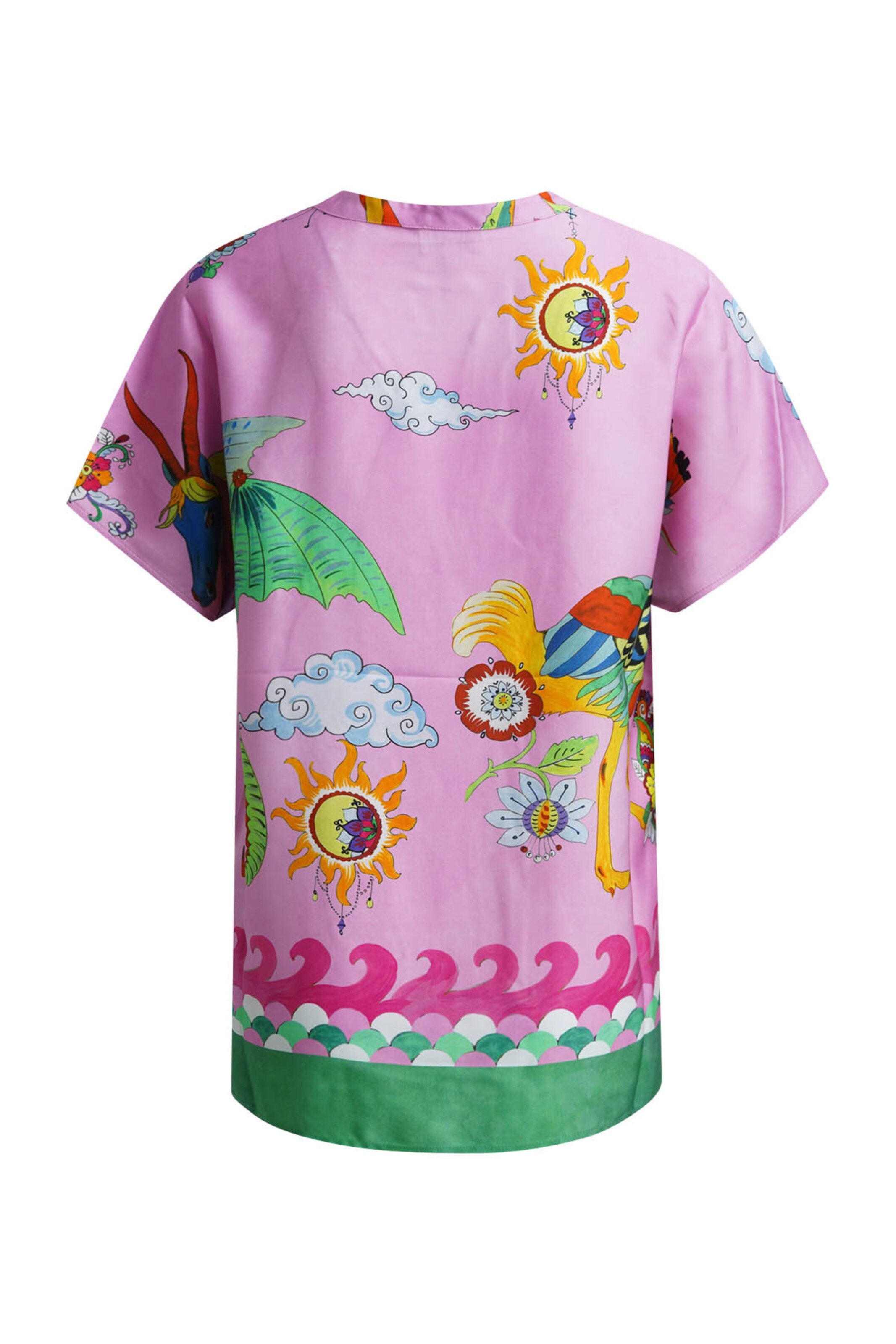 Milano Italy Blouse in Pink