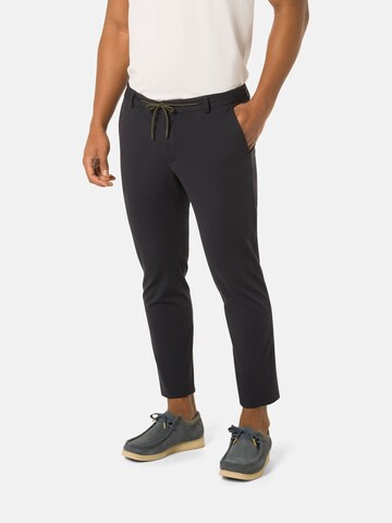 BENVENUTO Slim fit Pants 'Segesta' in Blue: front