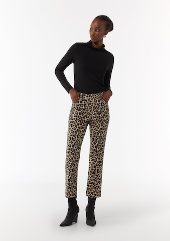 COMMA Regular Jeans in Bruin
