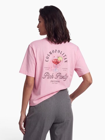 VERO MODA Футболка 'VMPAULINA THEA' в Ярко-розовый