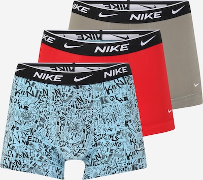 Pantaloncini intimi sportivi NIKE di colore blu chiaro / greige / rosso / nero, Visualizzazione prodotti