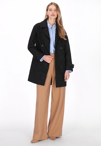 DreiMaster Klassik - Sobretudo meia-estação 'Classic' em preto