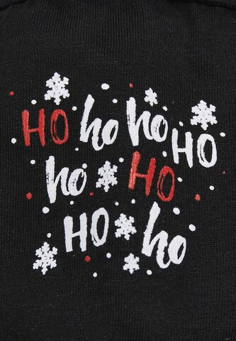 Urban Classics Shawl 'Ho Ho Ho' in Black