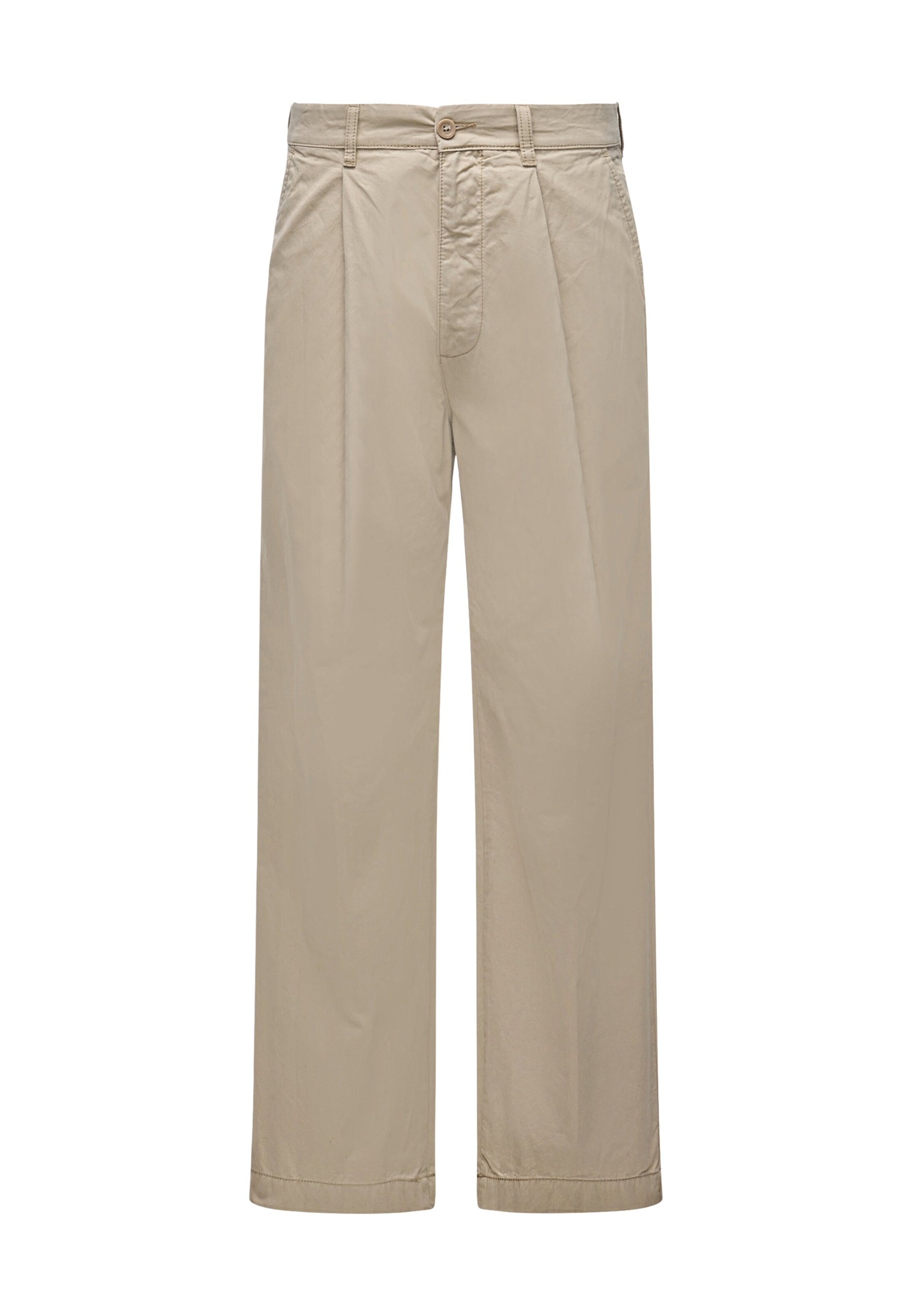JACK & JONES Pleat-front trousers 'JPSTBILL FREDERIKSBERG' in 44/30 in Cappuccino, Item view