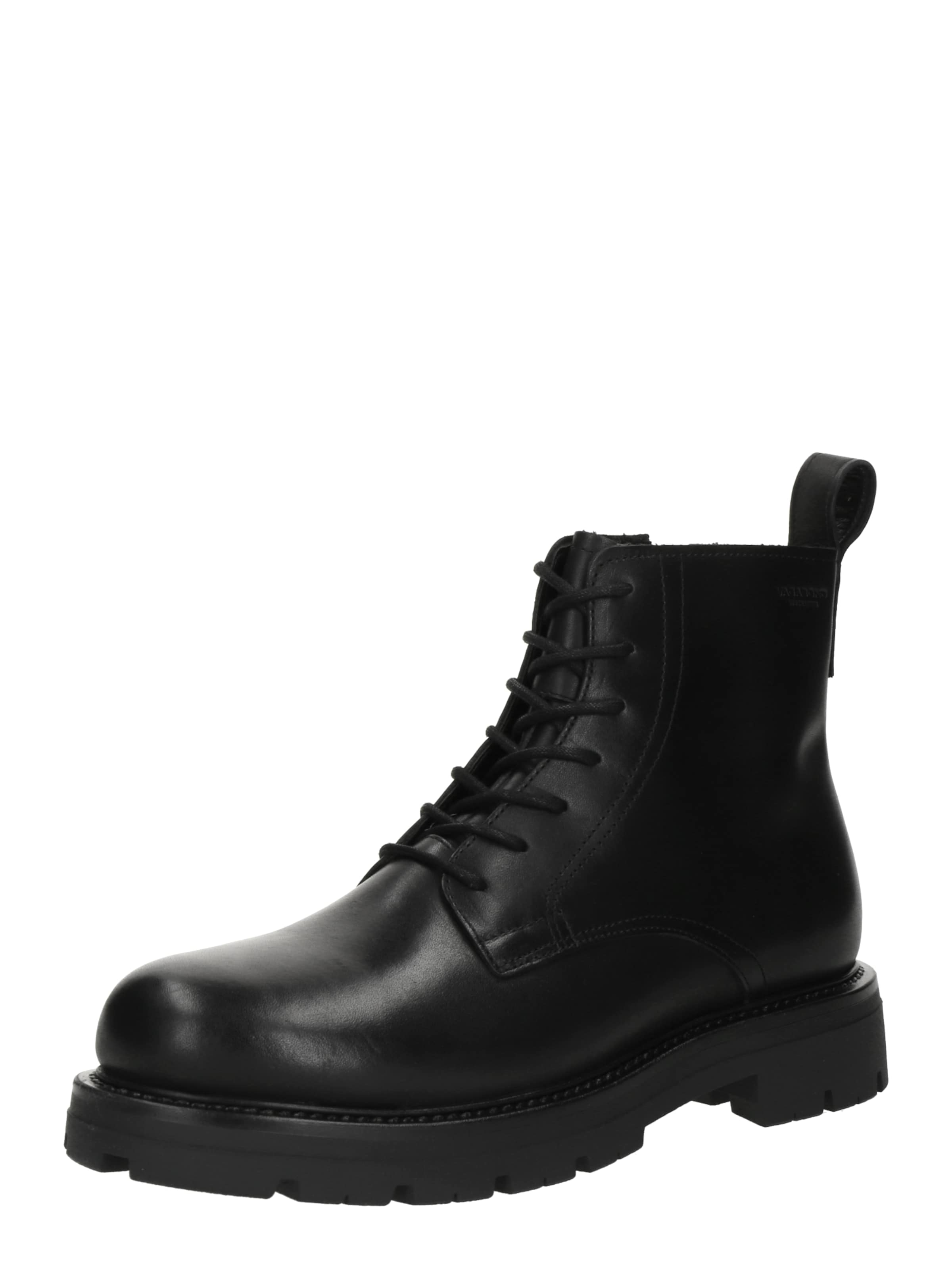 Bocanci cu șireturi 'CAMERON' de la VAGABOND SHOEMAKERS pe negru: față