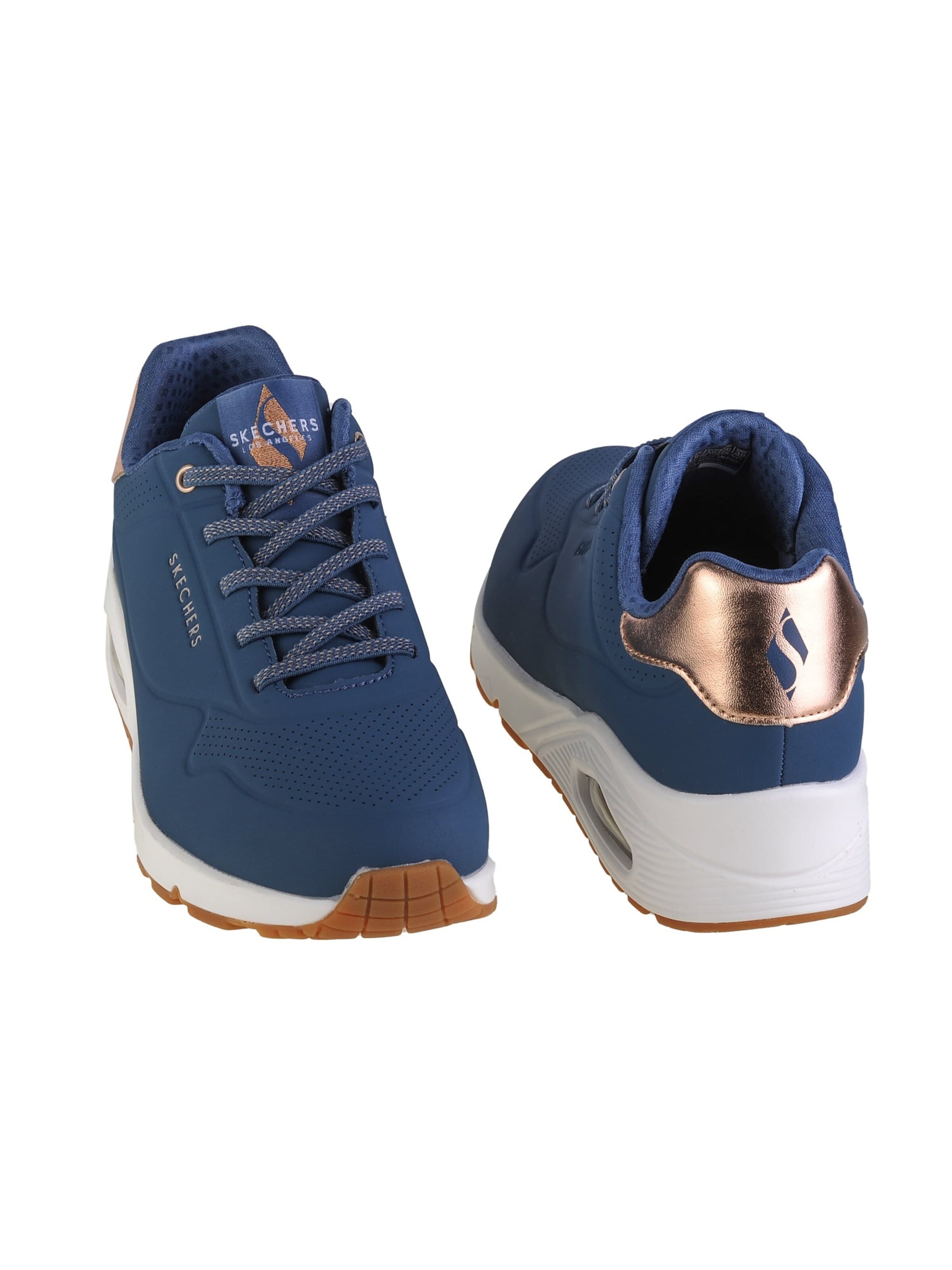 SKECHERS Platform trainers 'Skechers Uno-Shimmer Away' in Blue