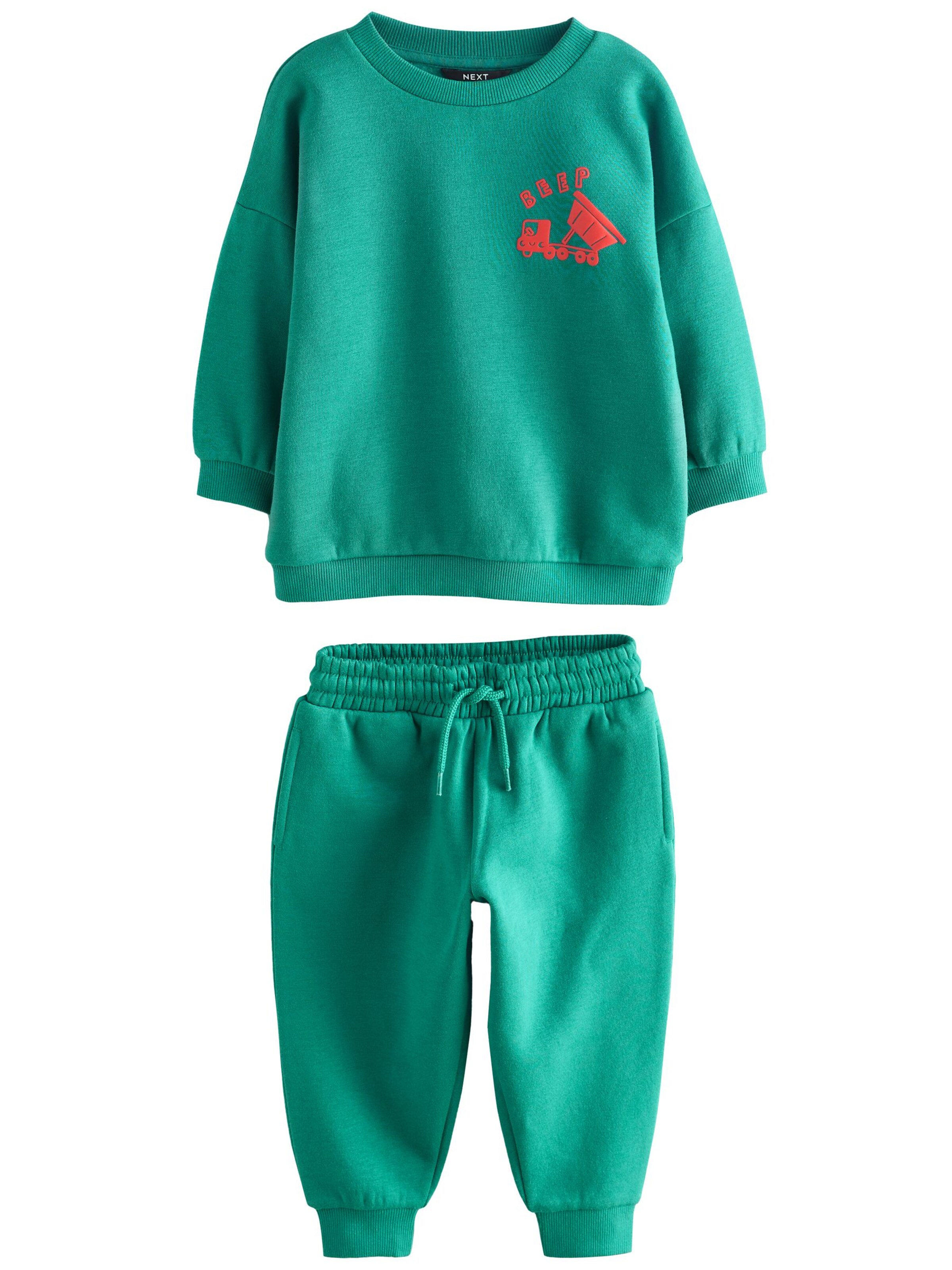 zaļš Next Komplekts: no priekšpuses