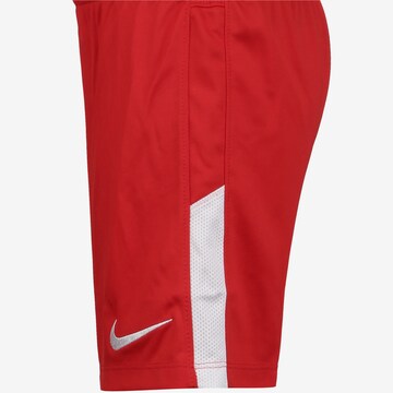 NIKE Regular Workout Pants in Red