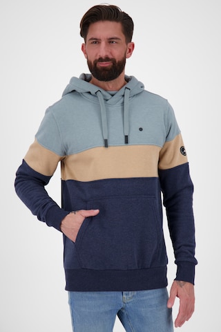 Alife and Kickin Sweatshirt 'KingAK' in Blau: predná strana