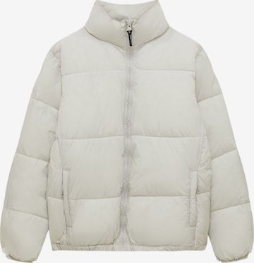 Pull&Bear Between-Season Jacket in White: front