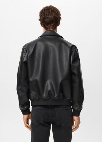 MANGO MAN Between-Season Jacket 'Ely' in Black