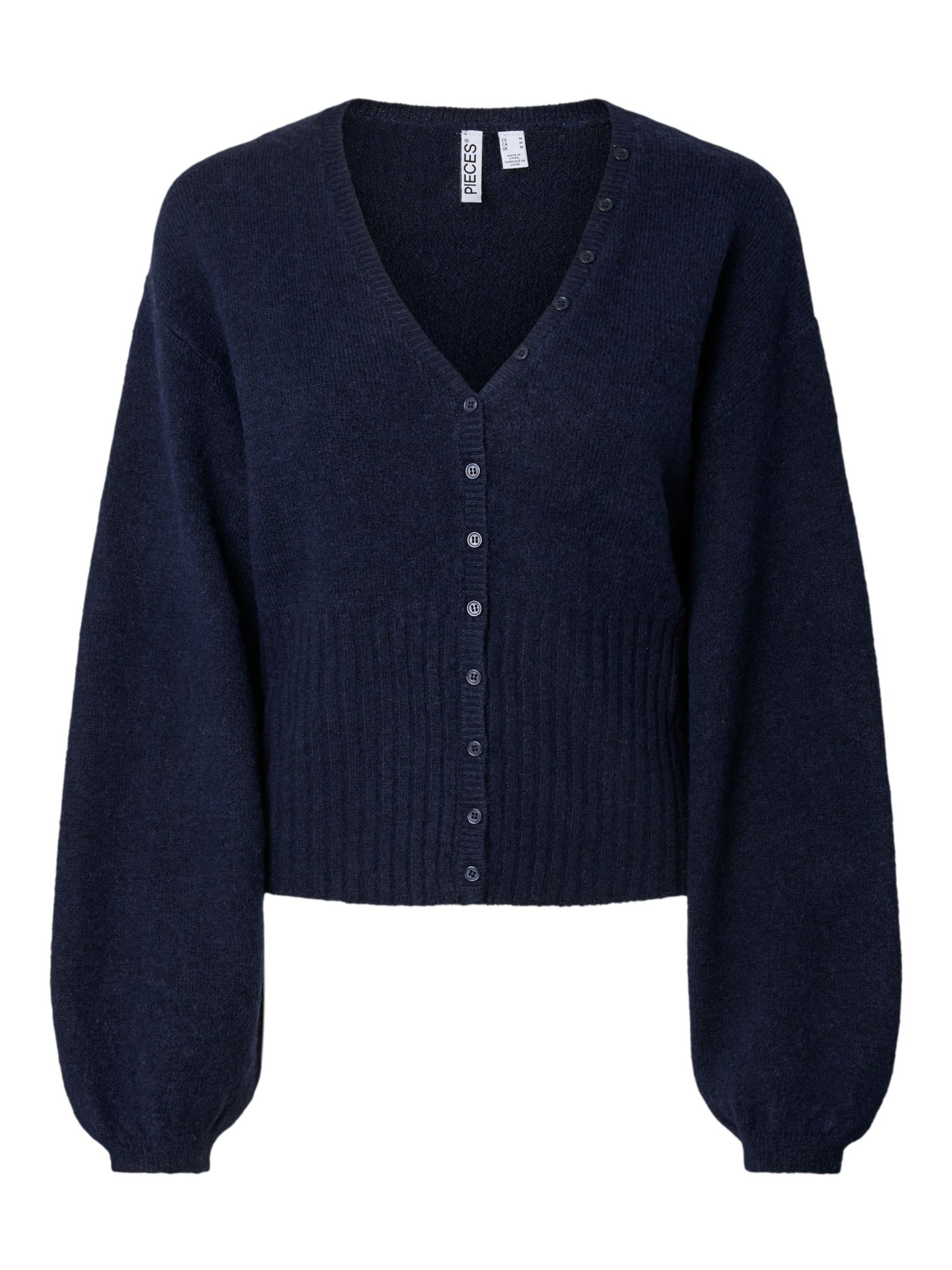 PIECES Knit cardigan 'PCSally' in Blue: front