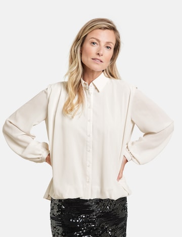 GERRY WEBER Blouse in Beige: voorkant