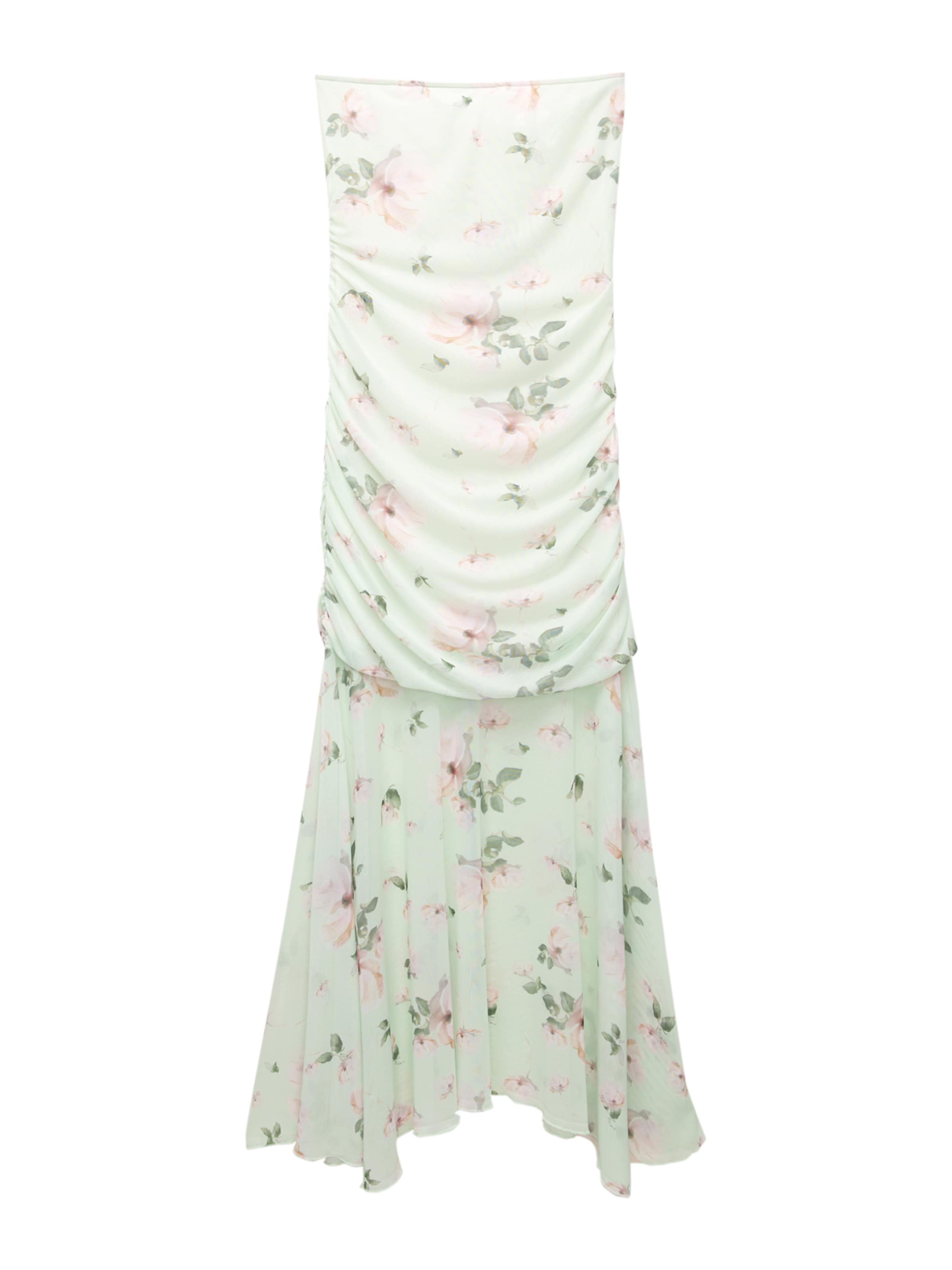 Pull&BearLjetna haljina - zelena boja: prednji dio