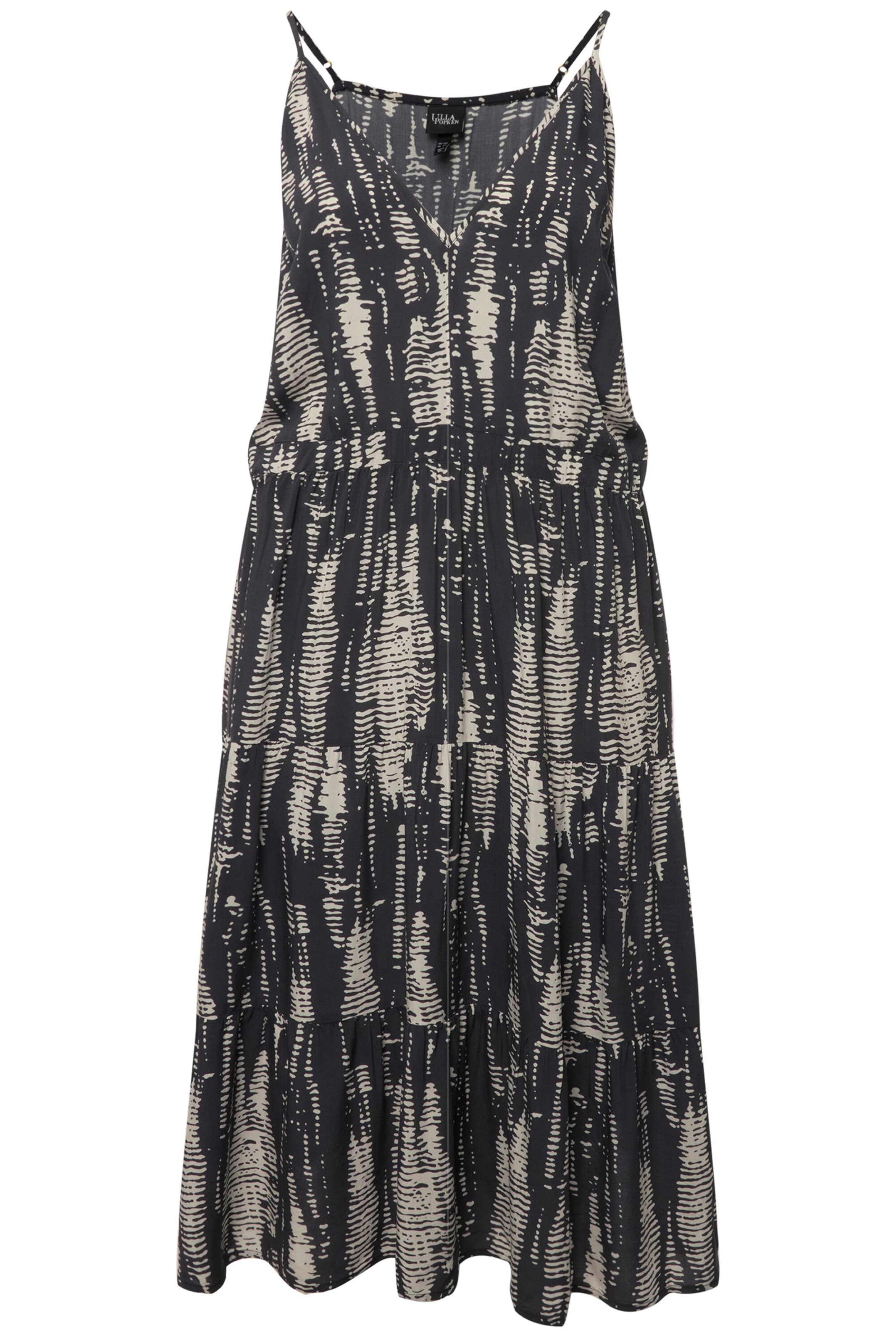 Ulla Popken Zomerjurk in Zwart: voorkant