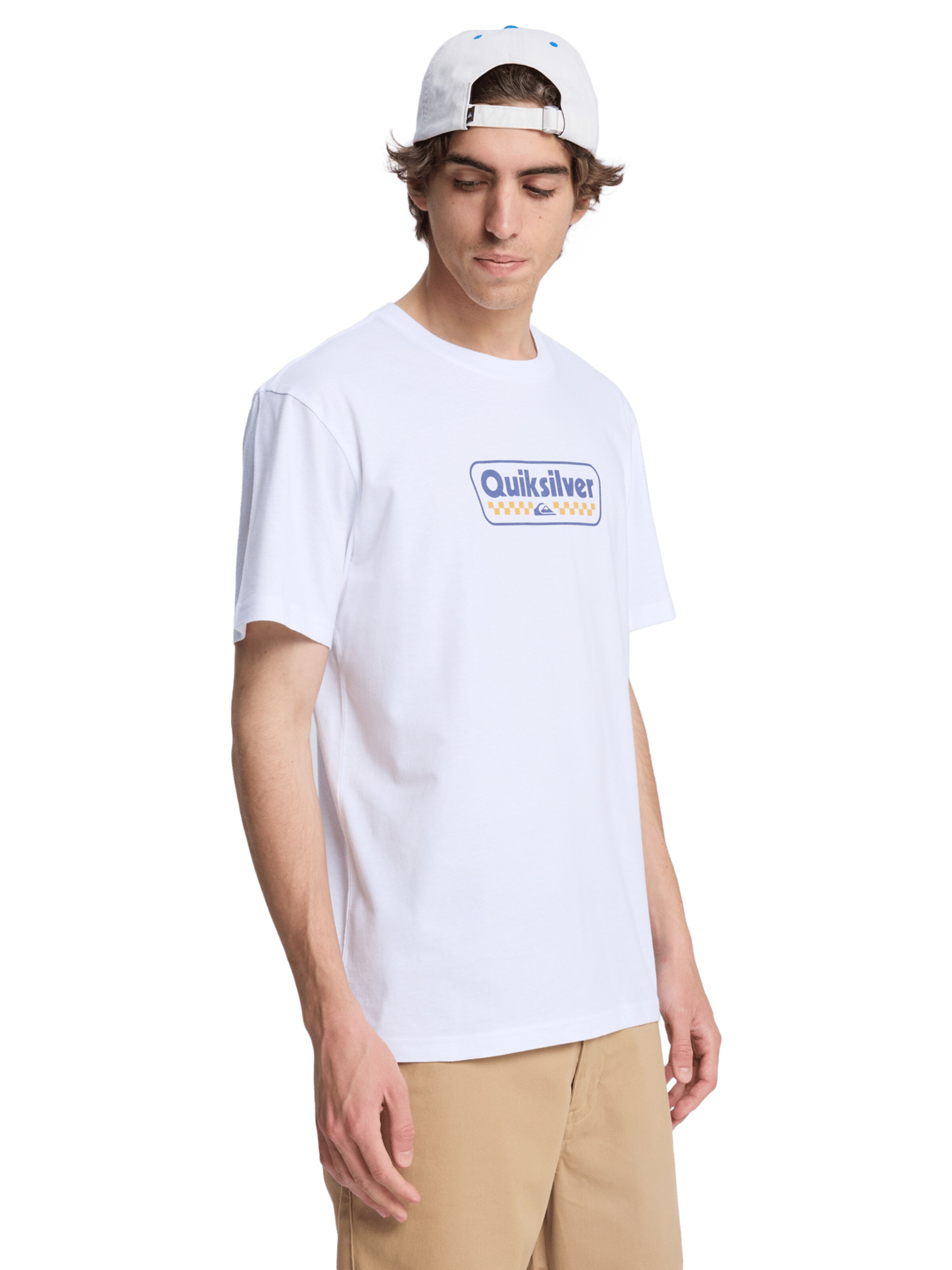QUIKSILVER T-Shirt 'EV Starting Grid' in Weiß