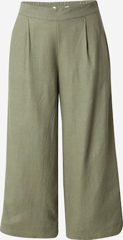 ONLY Παντελόνι πλισέ 'CARISA' σε πράσινο: μπροστά