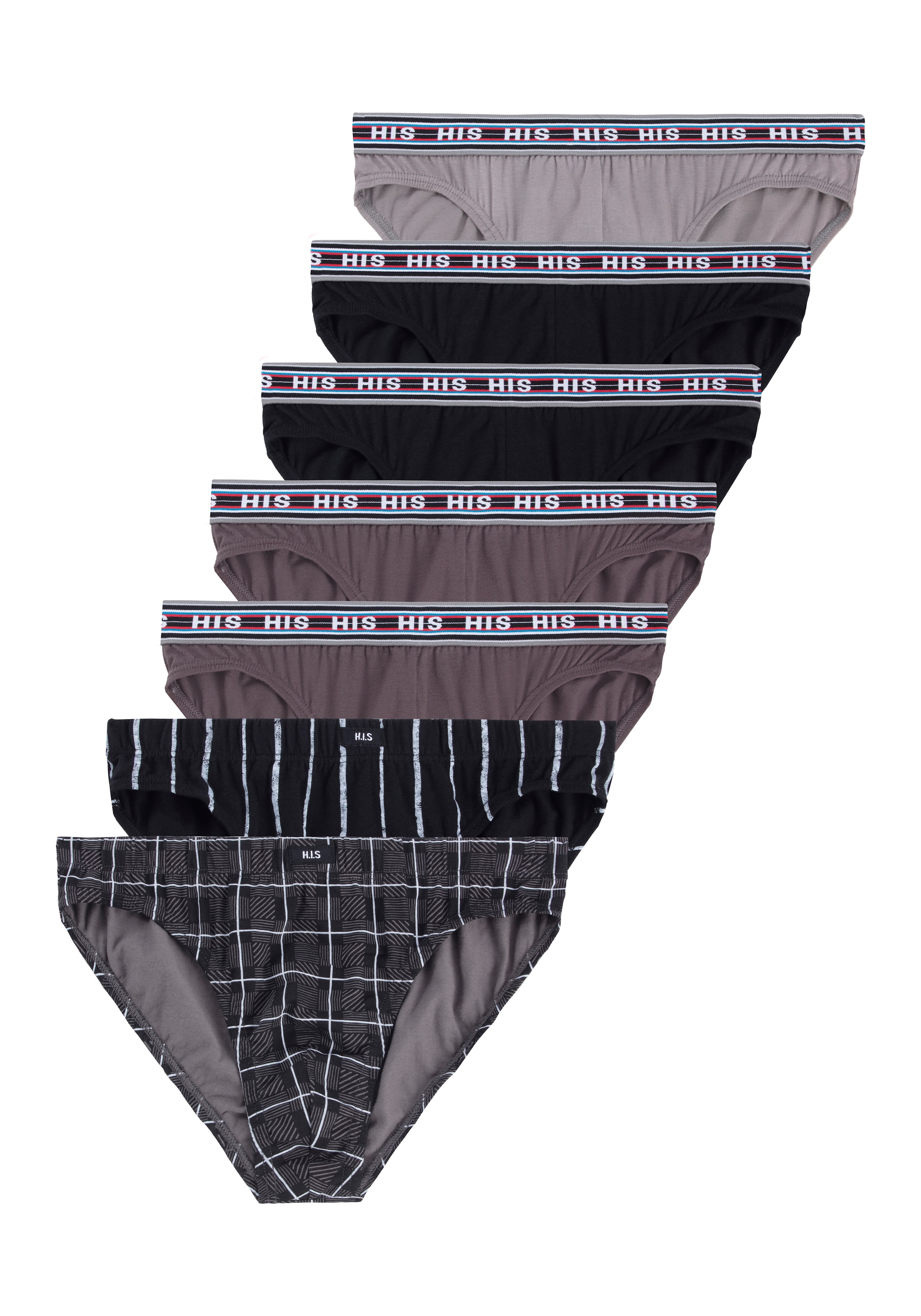 H.I.S Slip in Grau: Vorderseite