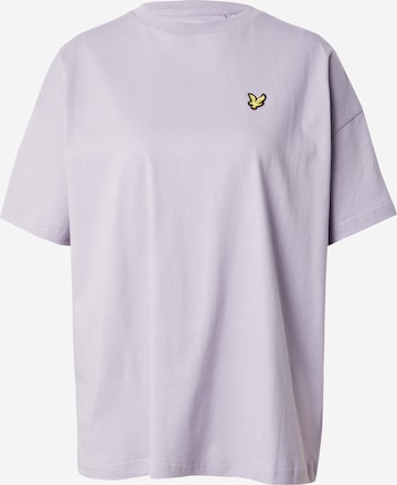 purpurinė Lyle & Scott Laisvi marškinėliai: priekis
