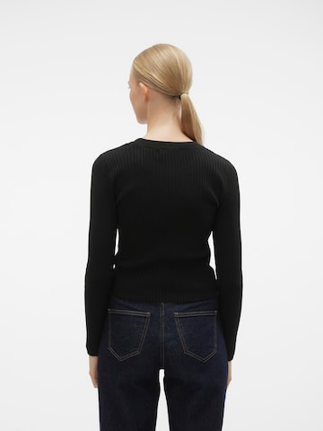 VERO MODA Sweter 'LUCKY' w kolorze czarny